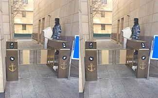 outdoor speed gate turnstile